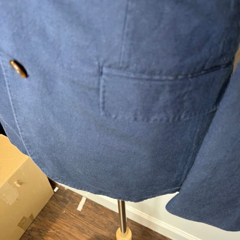 J.Crew $248 Ludlow Slim Fit Unstructured Suit Jacket Cotton Linen 42R AU428 - Picture 8 of 11